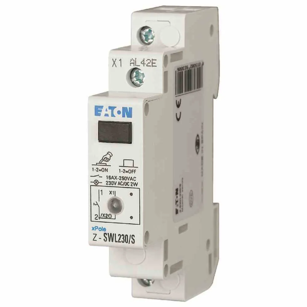 Sécurisez vos circuits avec le bouton-poussoir Eaton Z-SWL230/S 230V