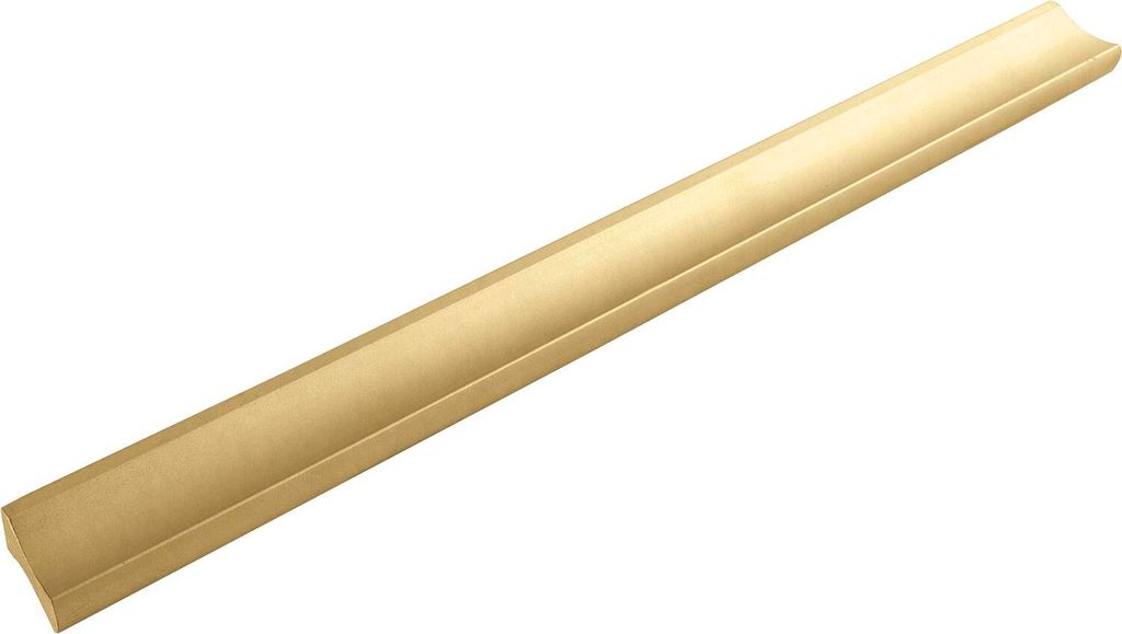 Alles im Griff Möbelgriff Alto LA 192mm - flacher Schubladengriff Breite 230mm - ideal als Griff für Schubladen, Aluminium gold matt