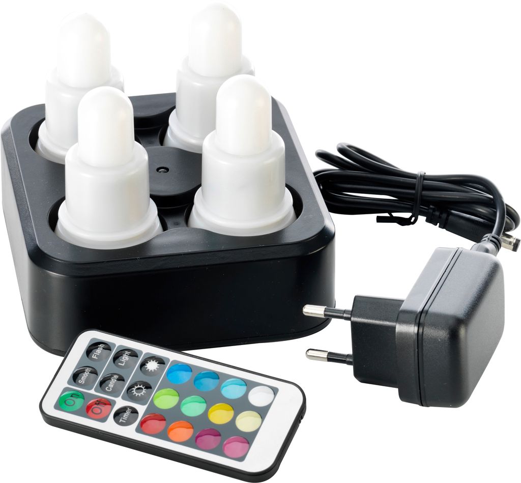 Duni LED-Set Multicolour 70x40mm 4 Stück Zdjęcie produktu 