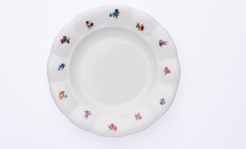 Dessertteller, tschechisches Porzellan, 19 cm, G. Benedikt Produktbild 