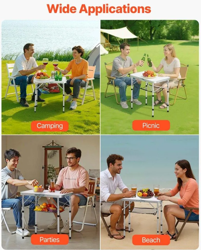 Table portable pliante gain de place pour petits espaces