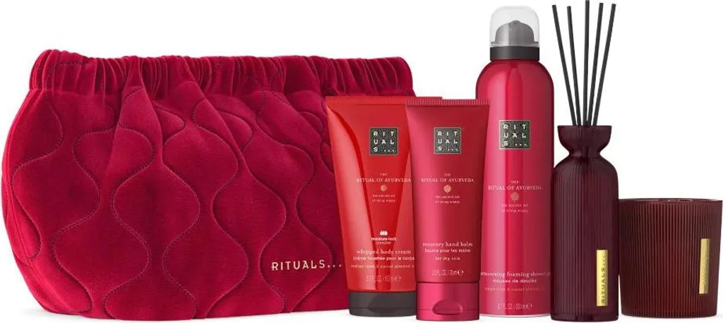 Coffret Soins du Corps Rituals Ayurveda Ensemble de Toilette Complet Lux