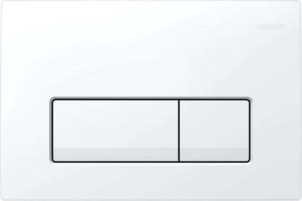 Geberit Delta50 Betätigungsplatte für 2-Mengen-Spülung, 115.105.11.5