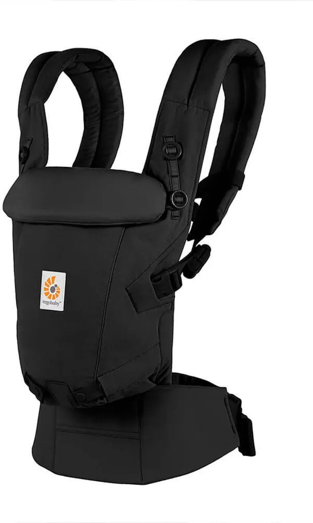 Ergobaby ADAPT SoftTouch Porte-bébé Évolutif en Coton Onyx Black