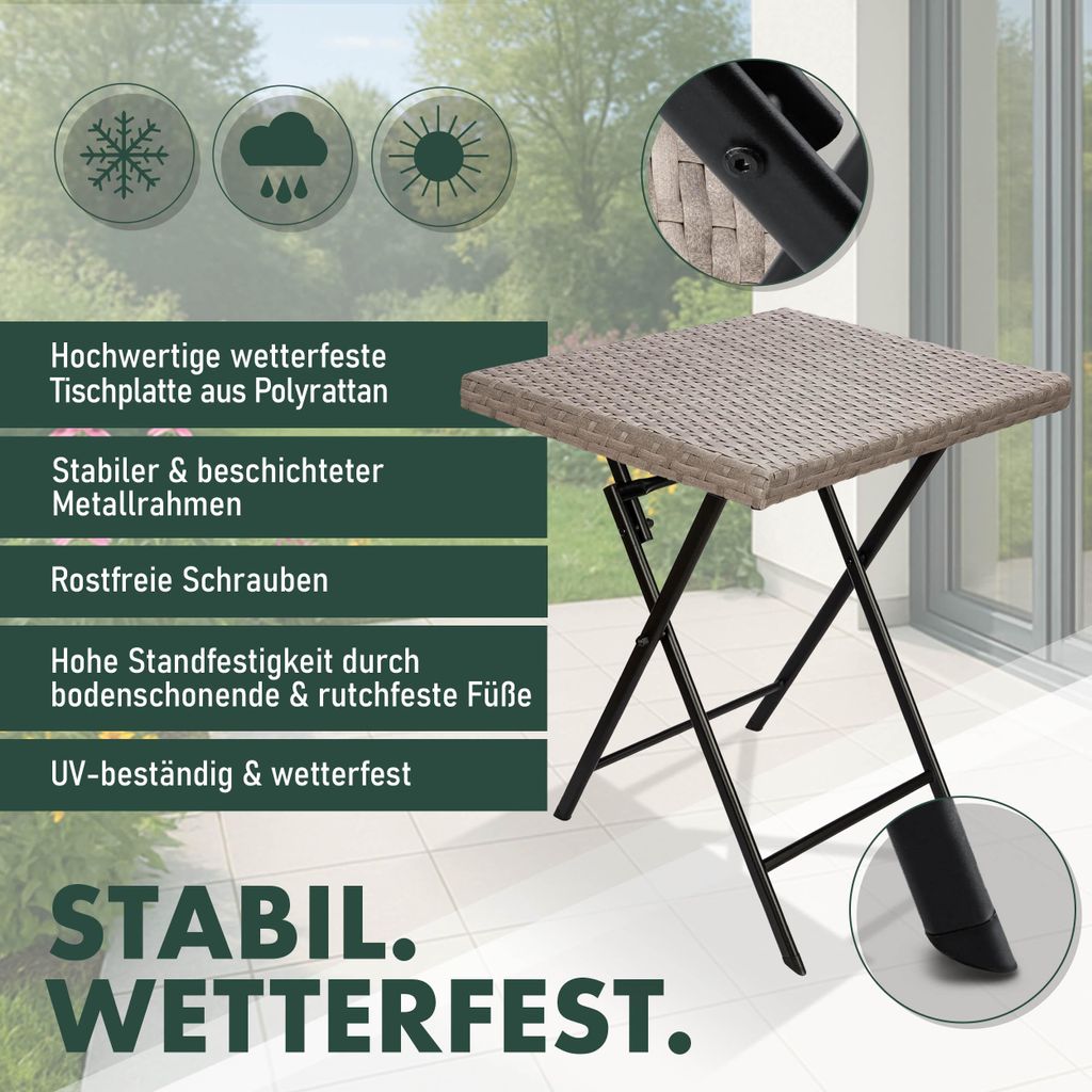 BRUBAKER Gartentisch Toskana