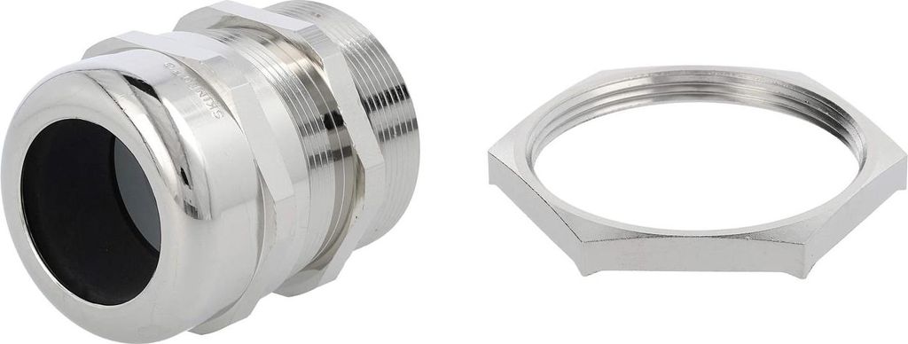 LAPP Verschraubung EMV mit Gegenmutter PG36x1,588 Messing (CuZn) vernickelt Gewindelänge 15,0mm - 1 Stück