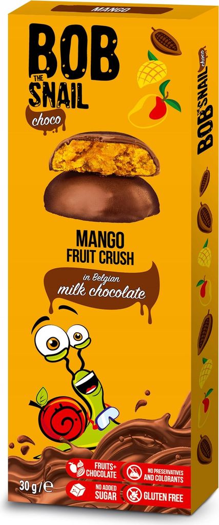 Bob Snail Choco Ovocná pochoutka v čokoládě bez přidaného Obrázek produktu 