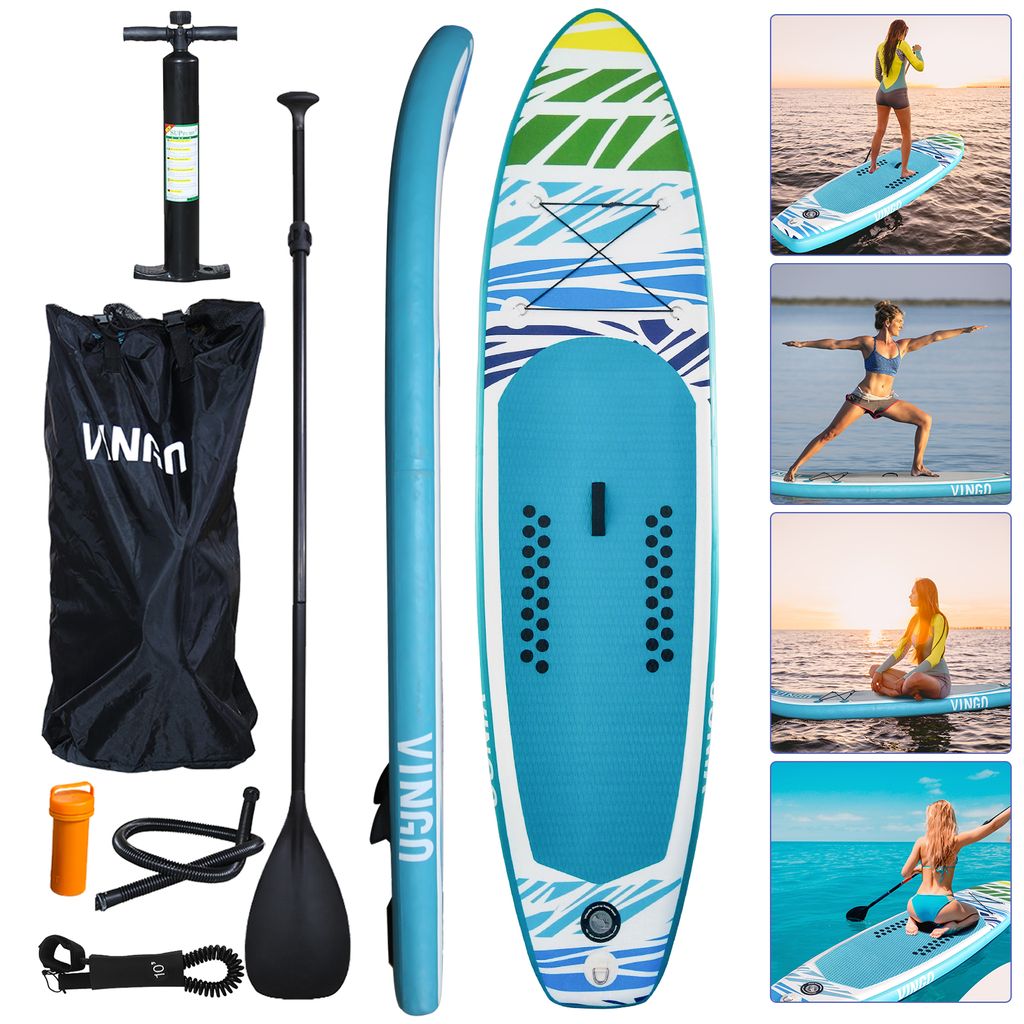 Stand Up Paddle Board 320cm Aufblasbare Surfboard SUP Paddelboard Pumpe Strand 