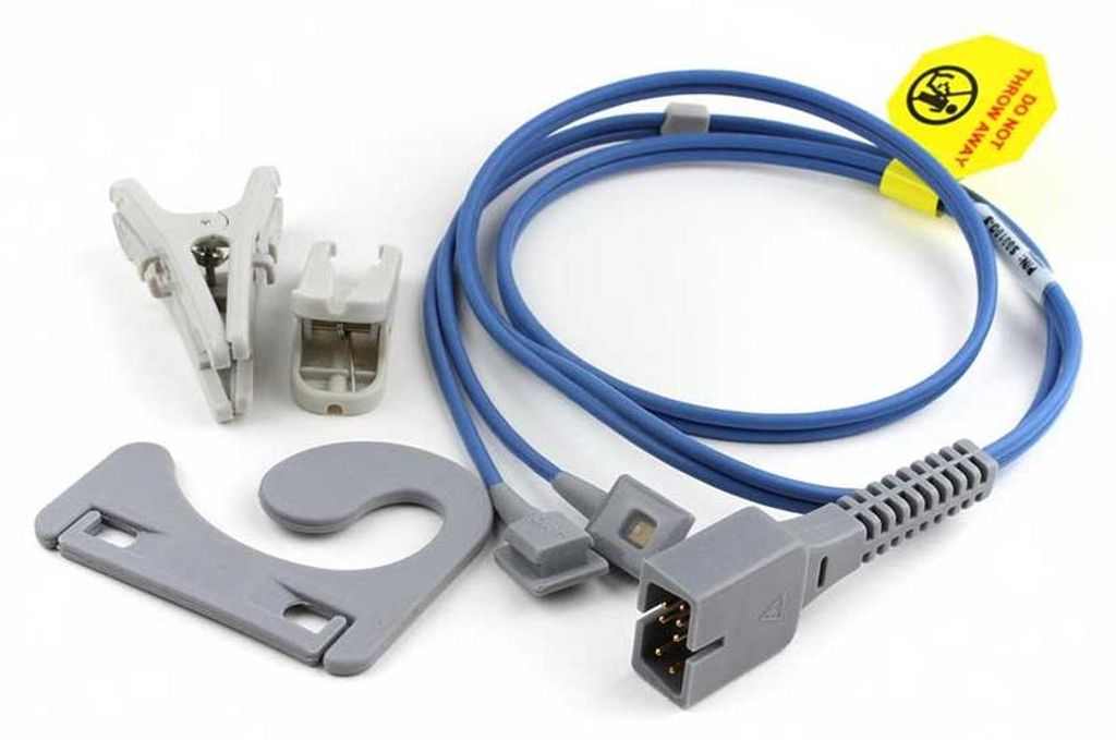 SPo2 Ohrensensor für Erwachsene, Nellcor Stecker, 1m Produktbild 