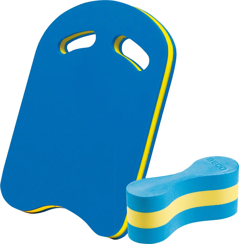 Planche de natation et pull buoy Beco Aquaqym aide à la flottabilité