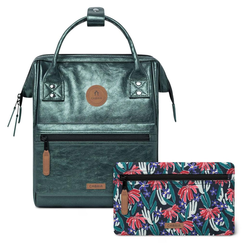 CABAIA Freizeitrucksack Rucksack mit Laptopfach Adventurer Iridescent Backpack 10L Lucerne dunkelgrün