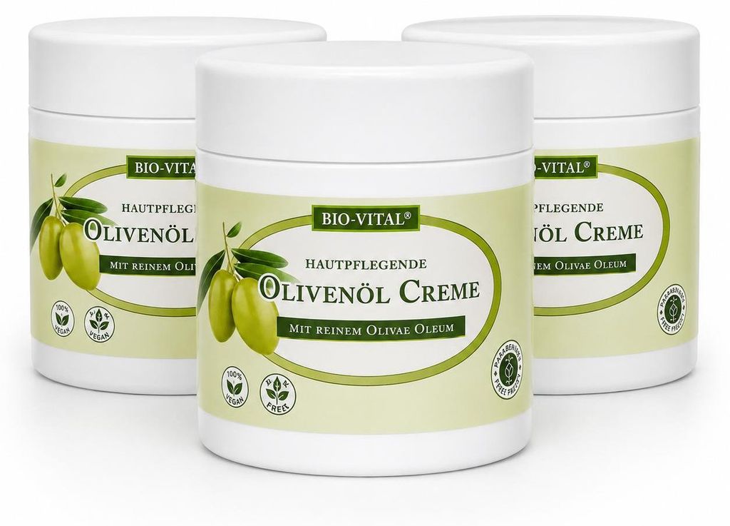 BIO-VITAL Olivenöl-Creme 250 ml – Hautpflegende Produktbild 