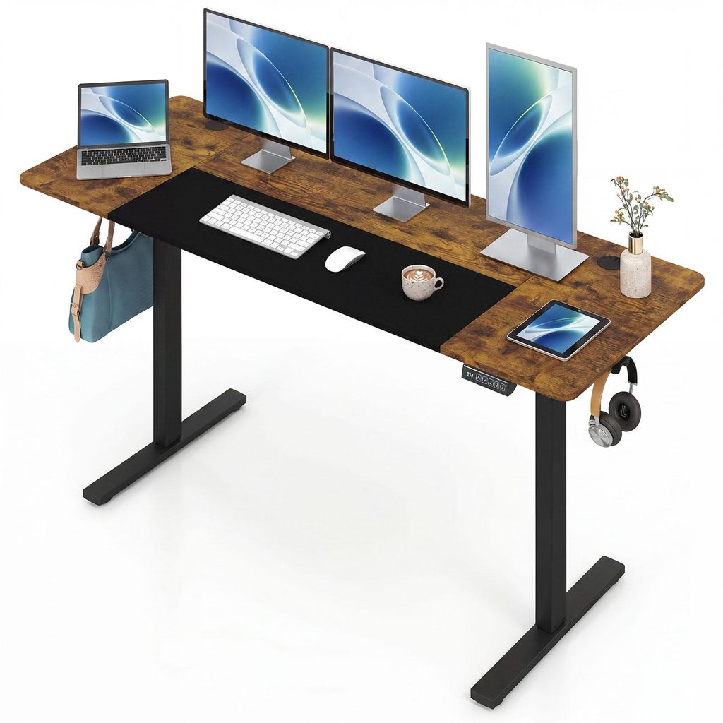 COSTWAY Elektrisch, Schreibtisch 160 x 60 cm, Ergonomischer Produktbild 
