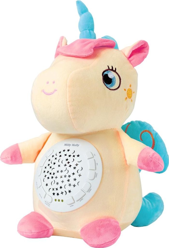 Milly Mally Plüsch Einhorn mit Projektor