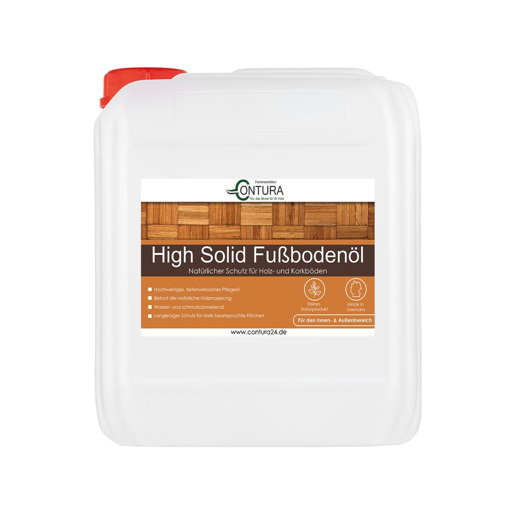Contura 5Liter. Premium Fußbodenöl Parkettöl Korköl Holzöl für Holz
