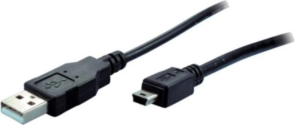 Cavo Mini USB 1m A-B 5-pin | Ricambio per Fotocamera e GPS | Offerta