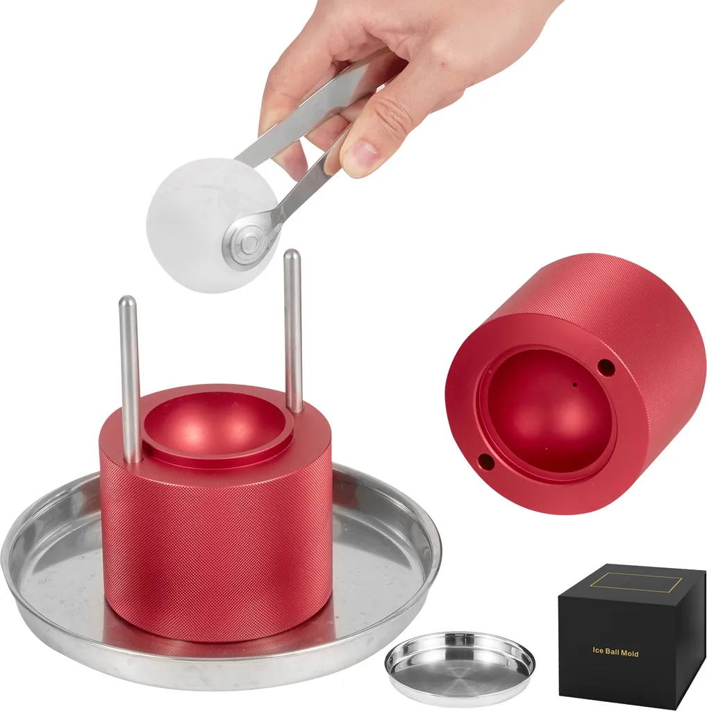 Pressa Ghiaccio 60mm in Lega Alluminio SucceBuy | Bar Tool Rosso