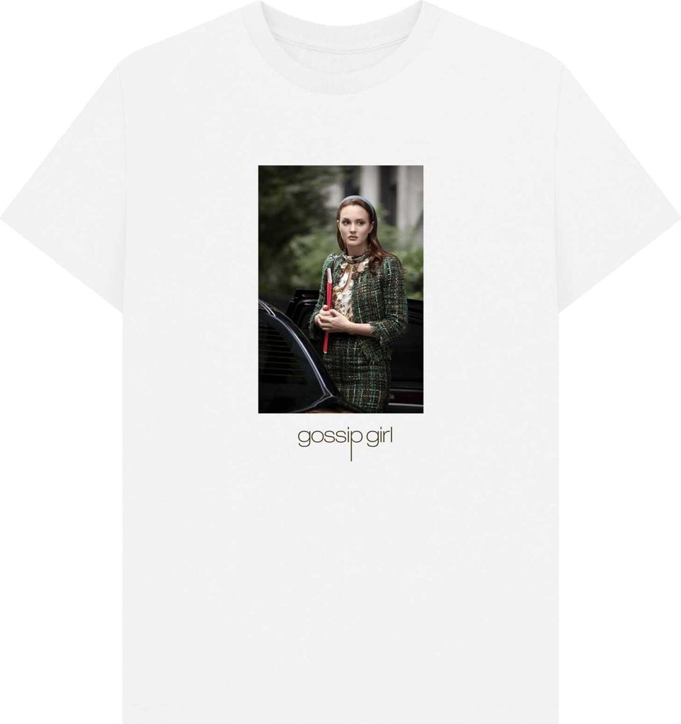 Gossip Girl - T-Shirt für Herren/Damen Uni PN2128 (M) (Weiß)