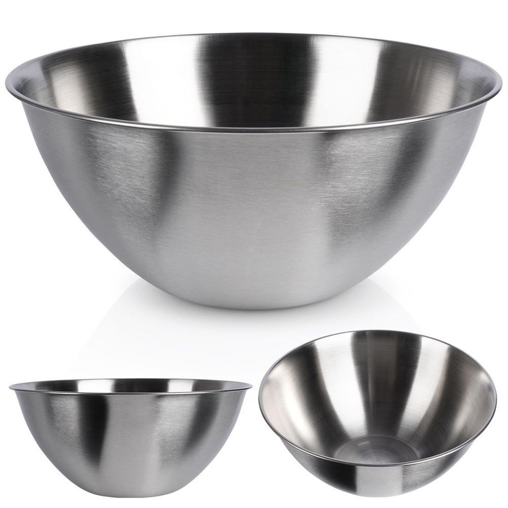 Vilde Edelstahl-Küchenschüssel Schüssel Rührschüssel Schale Servierschüssel 21,5 cm 1,9 L