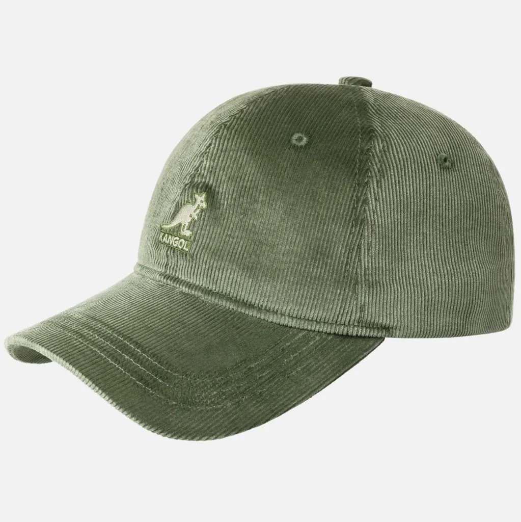 Berretto da baseball Kangol in moderno velluto a coste di cotone