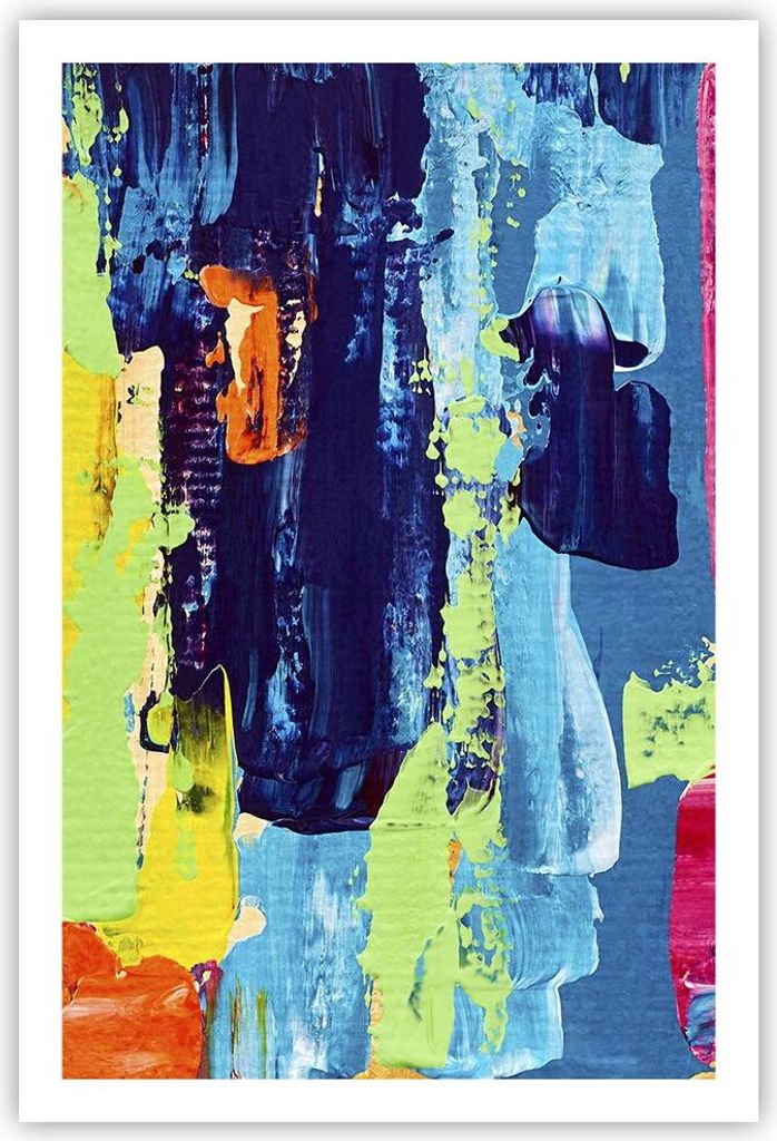 Poster - Poster ohne Rahmen - Abstraktion Design Grafik - 61x91,5 cm - Wand Bild - Wanddeko - Wandbilder - Kunstposter - Wandposter - Bilder - Kuns...