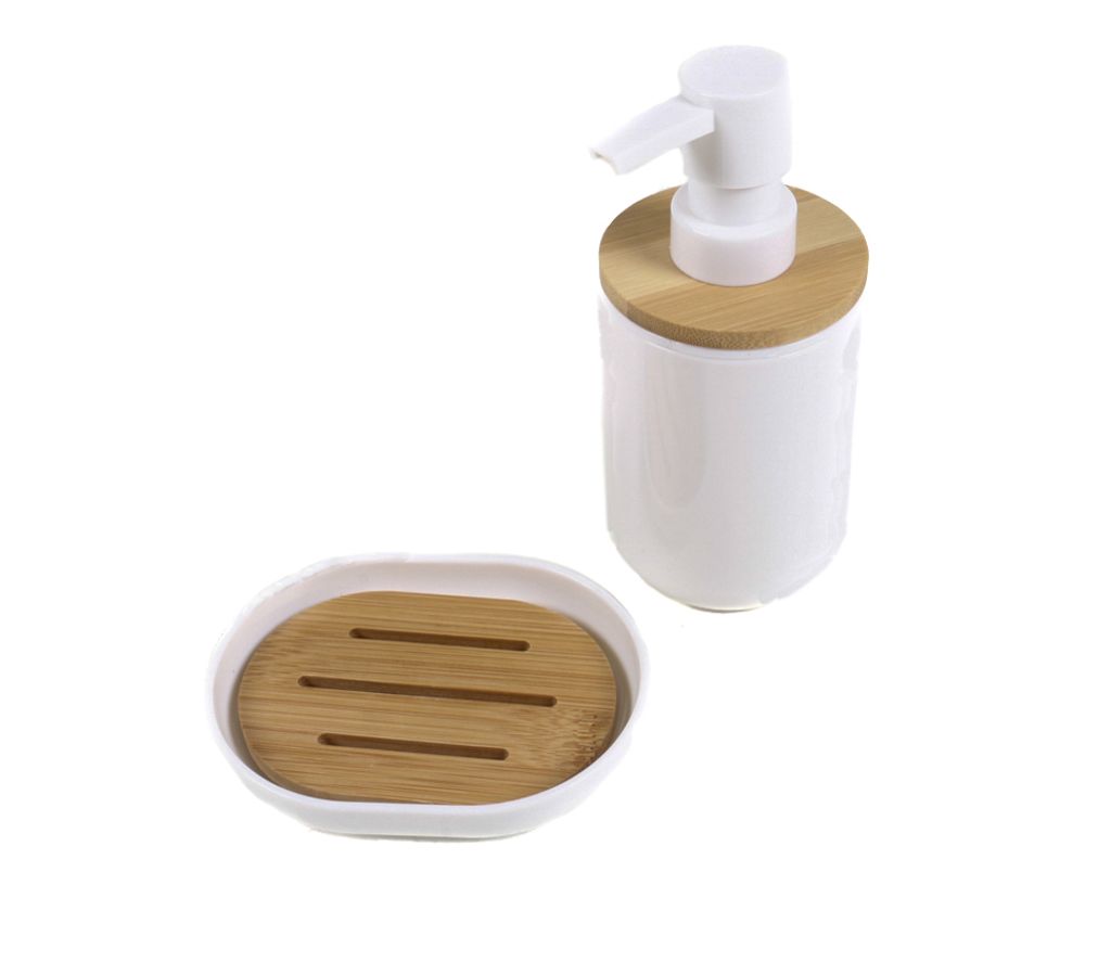6x Badset Badezimmer Zubehör Set Zahnputzbecher Mini-Abfalleimer Toilettenbürste 