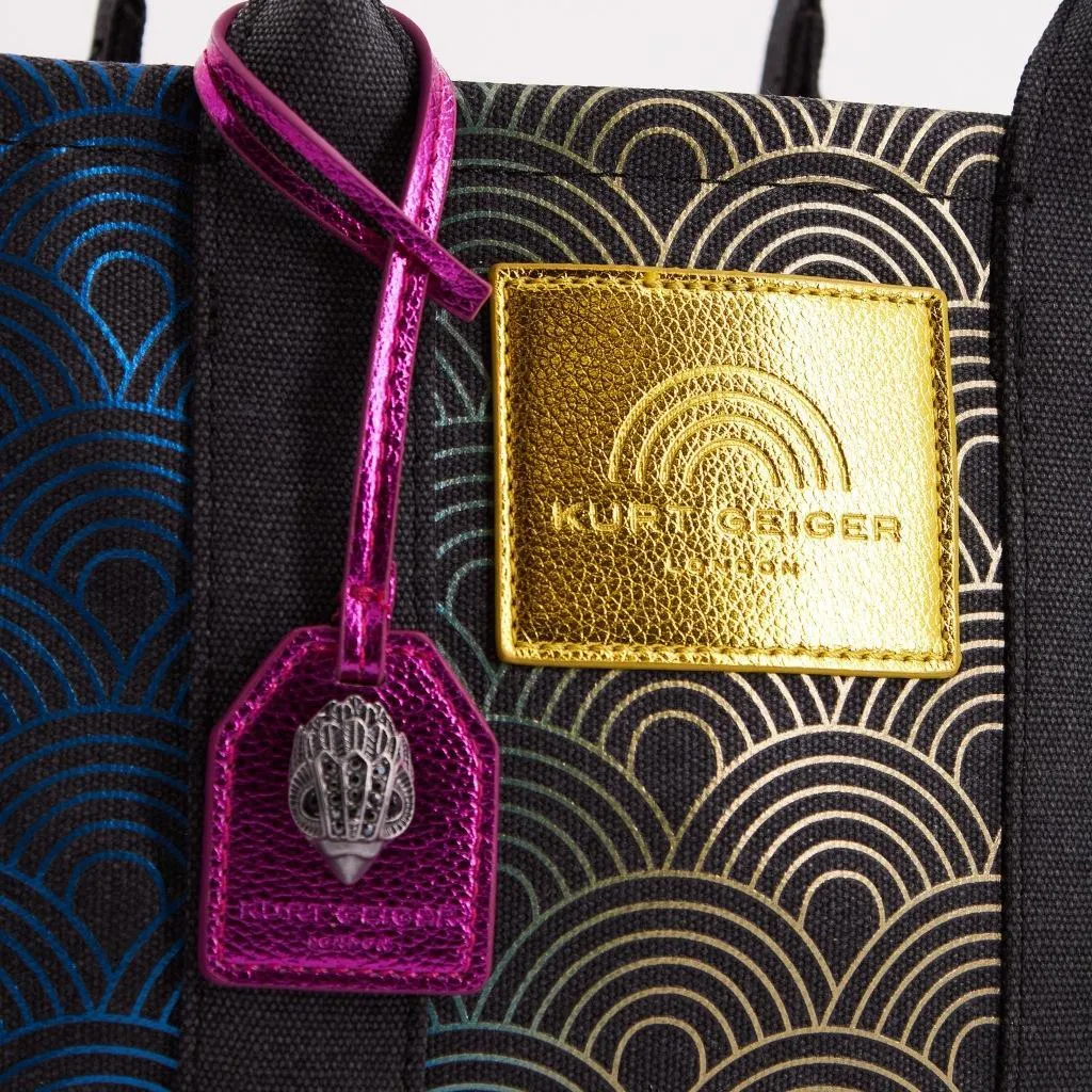 Sac Fourre-Tout Noir Kurt Geiger Small Southbank Idéal Ville et Bureau - 4