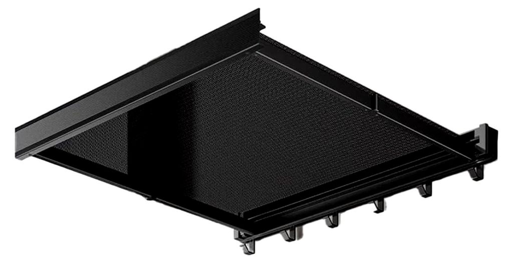 Unsichtbarer Balkontrockner mit einziehbarem Aluminiumrahmen und verbessertem Netz für schnelles Trocknen und optimale Luftzirkulation