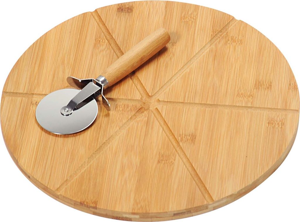 KESPER 58462 Talerz do pizzy 32 cm wykonany z bambusa z Zdjęcie produktu 