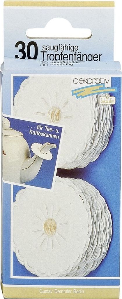 Tropfenfänger Ring weiß Aussenmaß 5cm für Tee Produktbild 