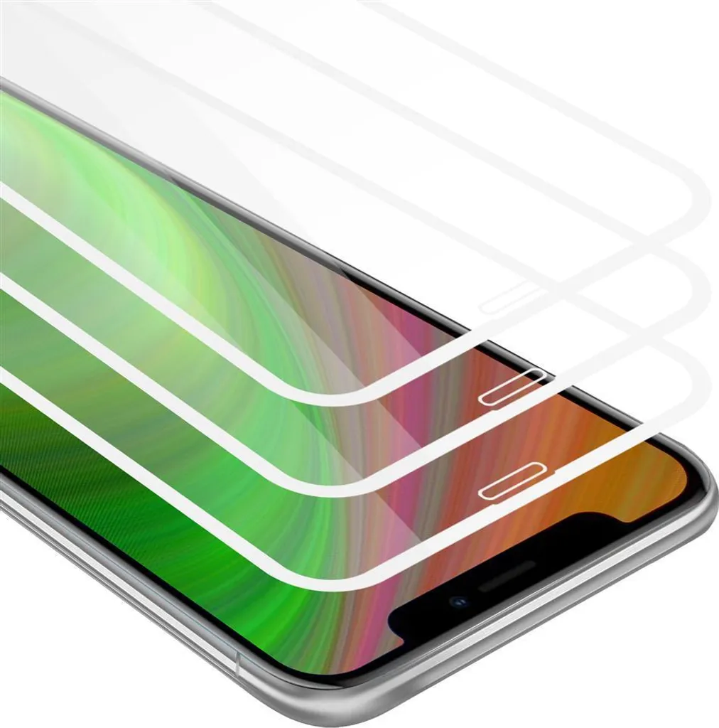 Cadorabo Vetro Temperato 9H Per Asus ZenFone LIVE / 3 GO | Pellicola Armatura Trasparente Con Copertura Totale