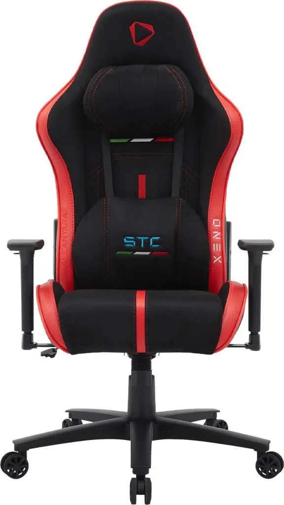 Chaise Gaming Onex AirSuede STC Noir et Rouge - Siège Ergonomique Pro