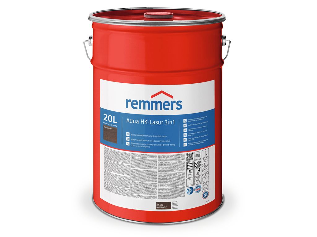 Remmers Aqua HK-Lasur 3in1 palisander (RC-720) 20 l, Holzlasur