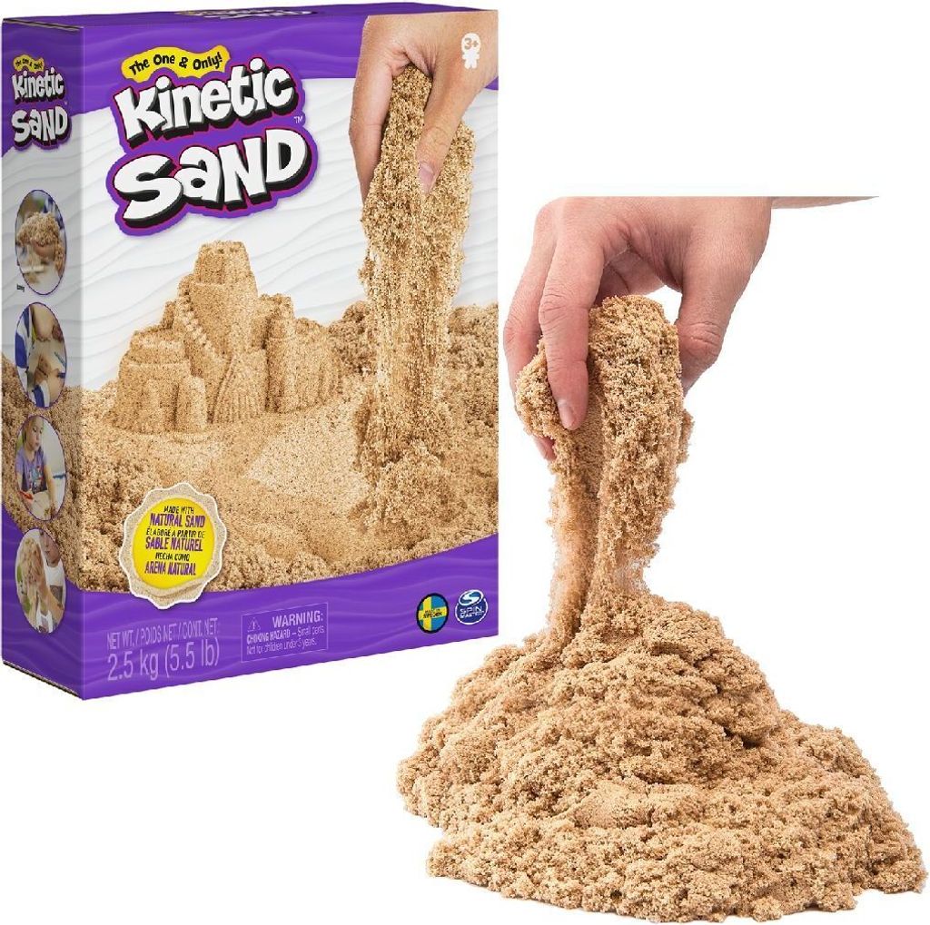 Kinetic Sand Naturbraun, 2,5 kg, Kinetischer Sand für Produktbild 