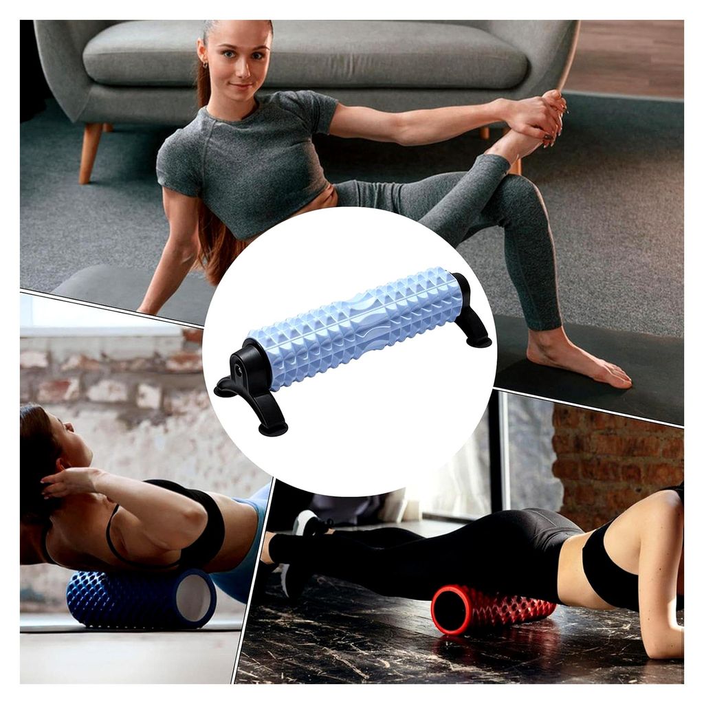 Rolle aus EVA-Schaumstoff | Massagerolle zur Muskelregeneration – Fitnesszubehör für Stretching Beine Arme Rücken Wade dem Training Pilates