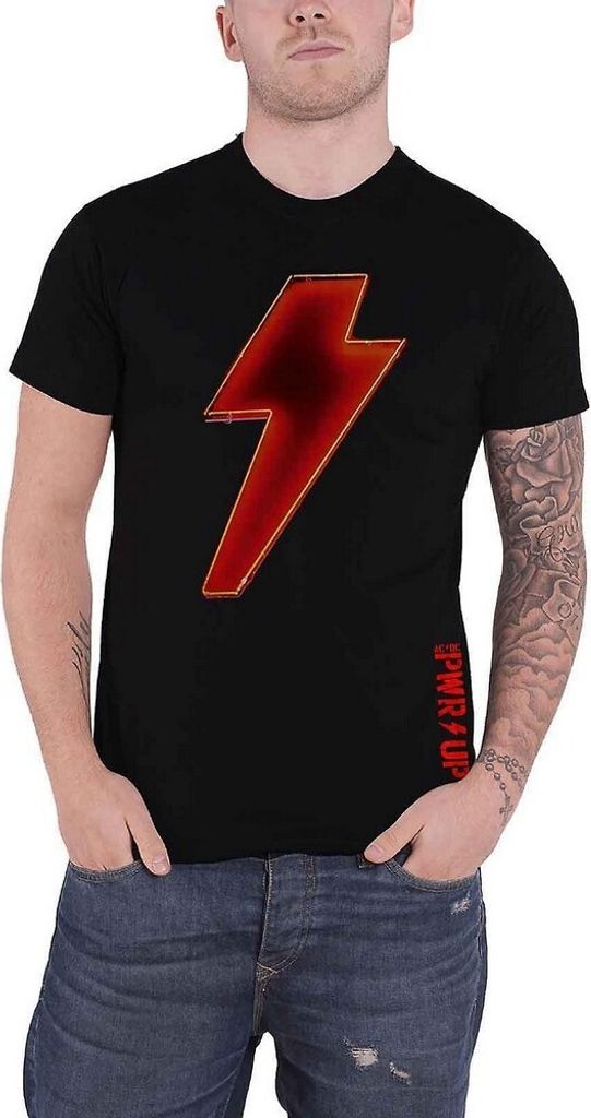 AC/DC - T-Shirt Logo für Herren/Damen Uni RO1544 (S) (Schwarz)