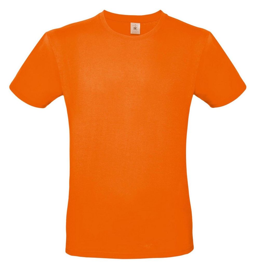 B&C Herren T-Shirt #E150 FK133 (L) (Orange)