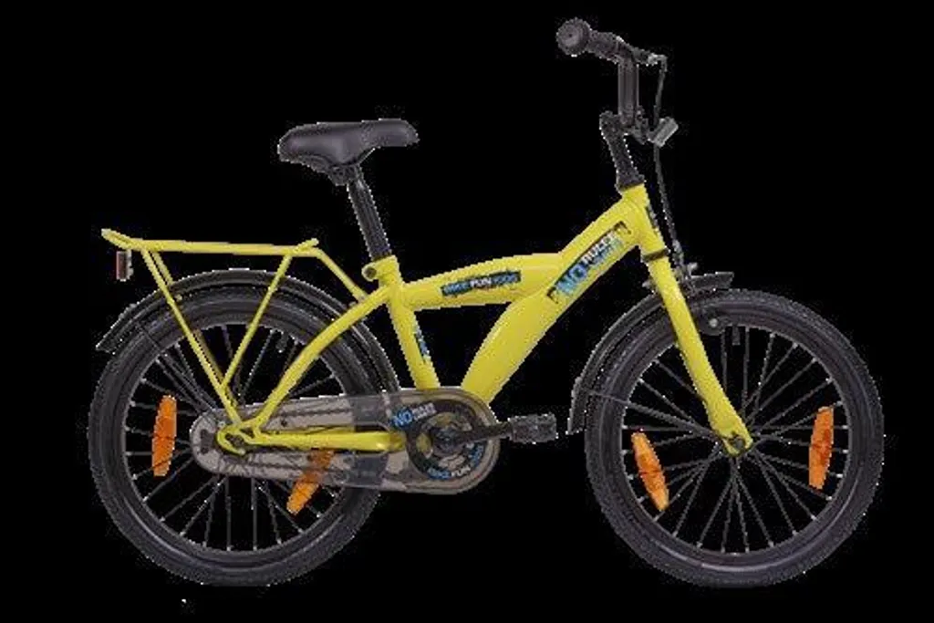 Vélo de ville pour garçon 18 pouces Fun Rn No Limit jaune ultra résistant