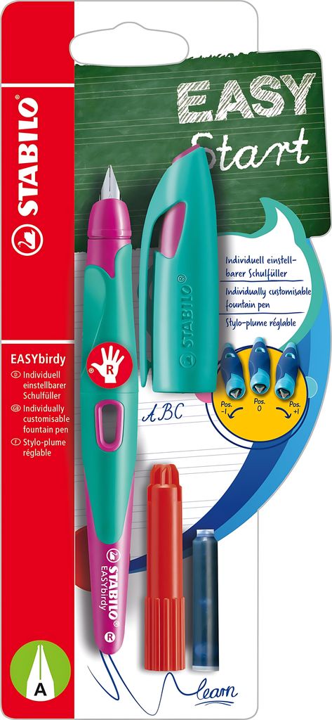 STABILO EASYbirdy ergonomické školní plnicí pero - hrot A - Obrázek produktu 