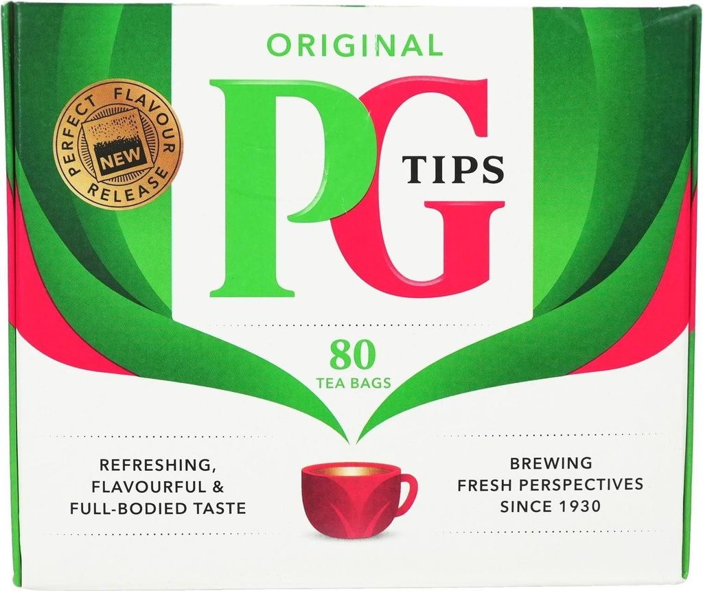 PG Tips 80 Teebeutel Schwarztee 232g Produktbild 