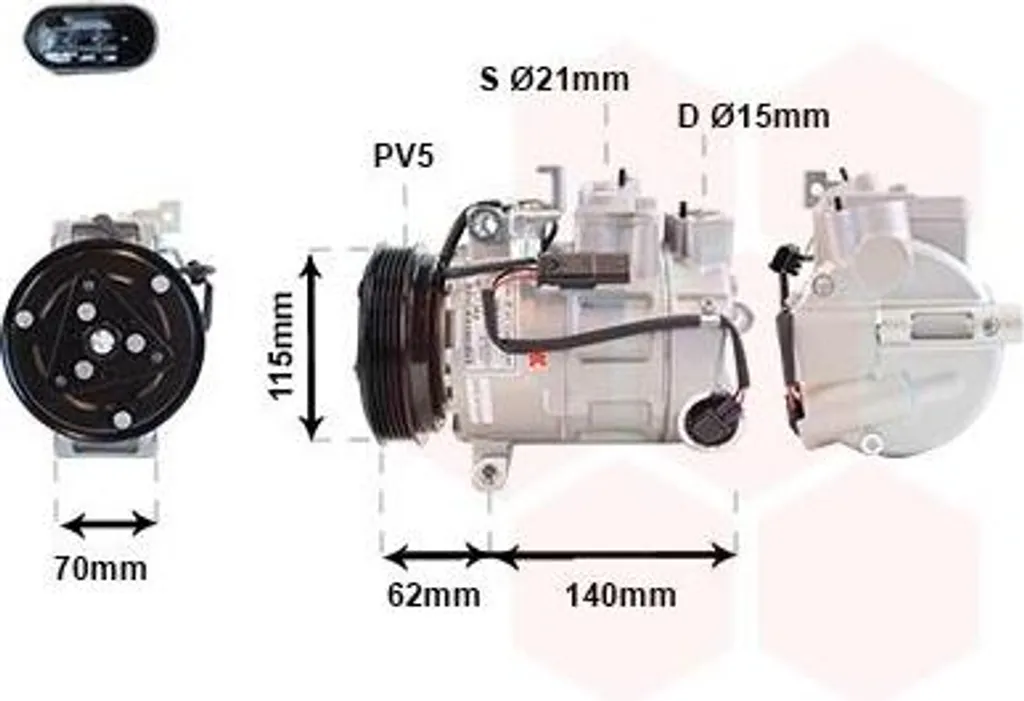 Réparer la Clim de votre Mercedes avec le Compresseur 3001K717 VAN WEZEL