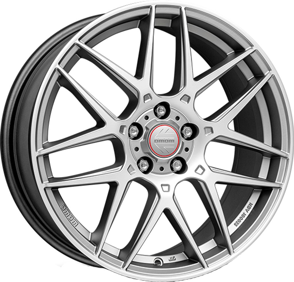 ALUFELGE MOMO Competizione 7,5x17 5x108 ET 45 MATT TITAN SILVER POLISHED