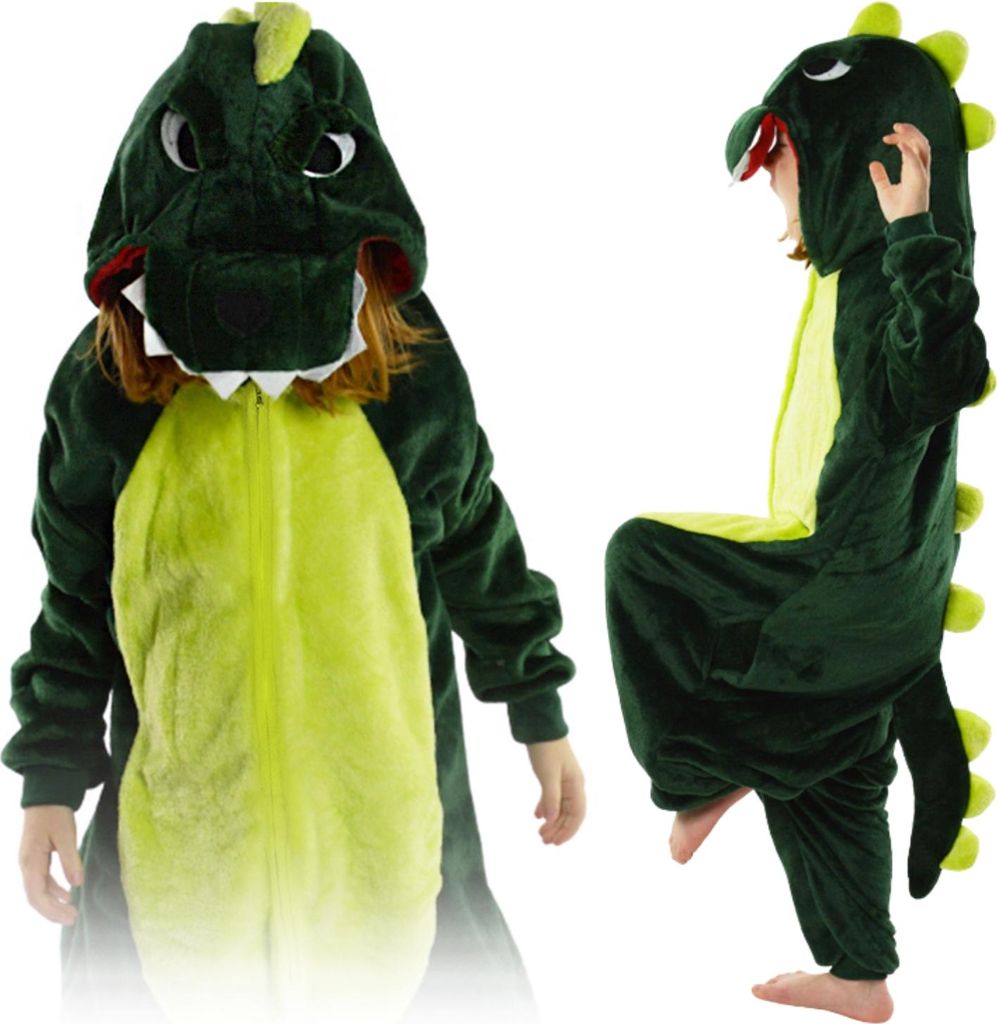 Dinosaurier-Einteiler-Kigurumi-Pyjamas für Kinder zum St. Andrew's Day (Artikelnummern 146-152) | Dinosaurier-Einteiler-Pyjamas für Kinder (Artik...