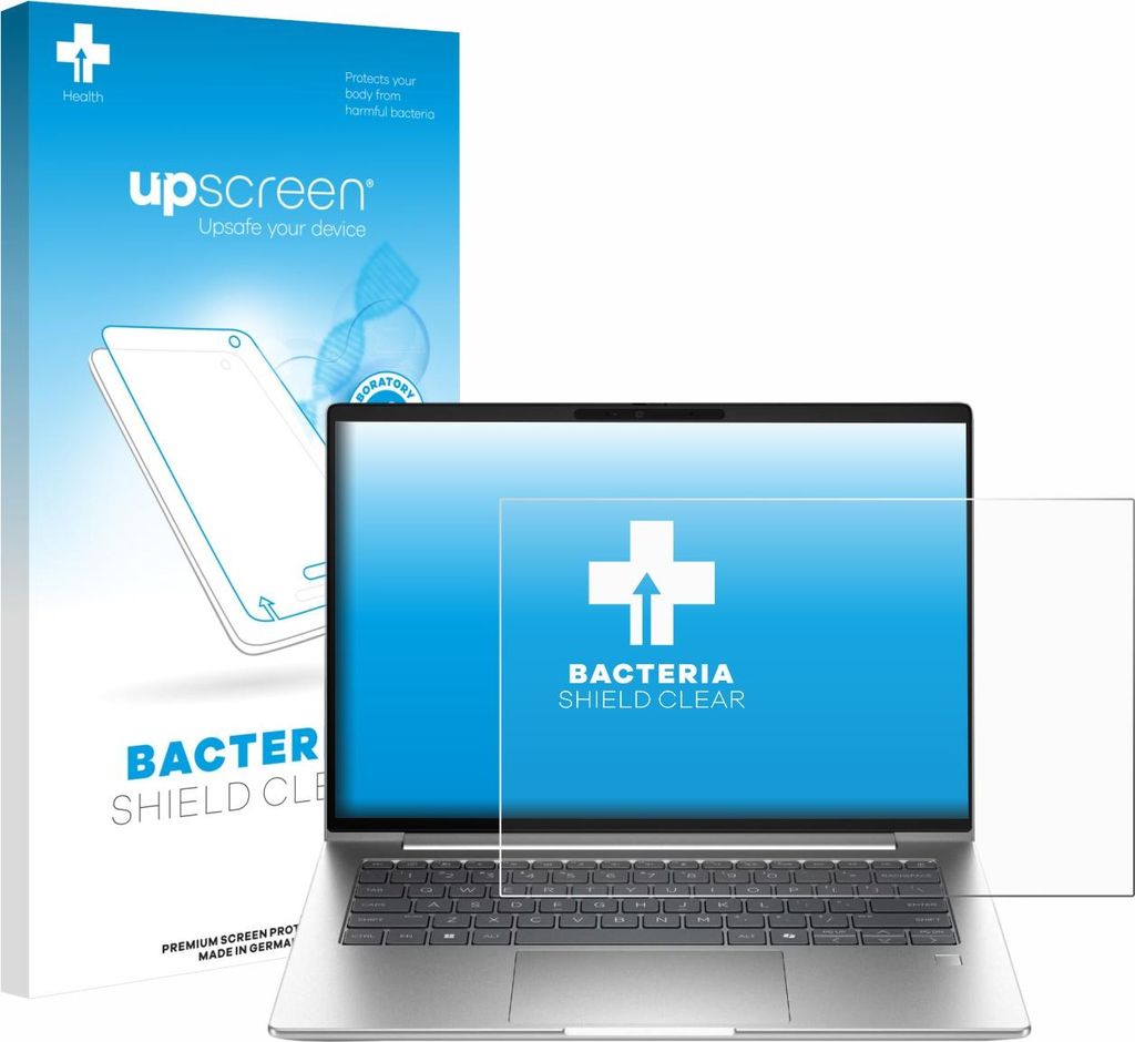 upscreen Schutzfolie für HP ProBook 4 G1a 16" Displayschutz Displayschutzfolie Folie Klar antibakteriell