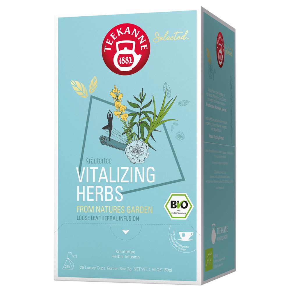 TEEKANNE Luxury Cup Vitalizing Herbs -Tee 25 Portionen