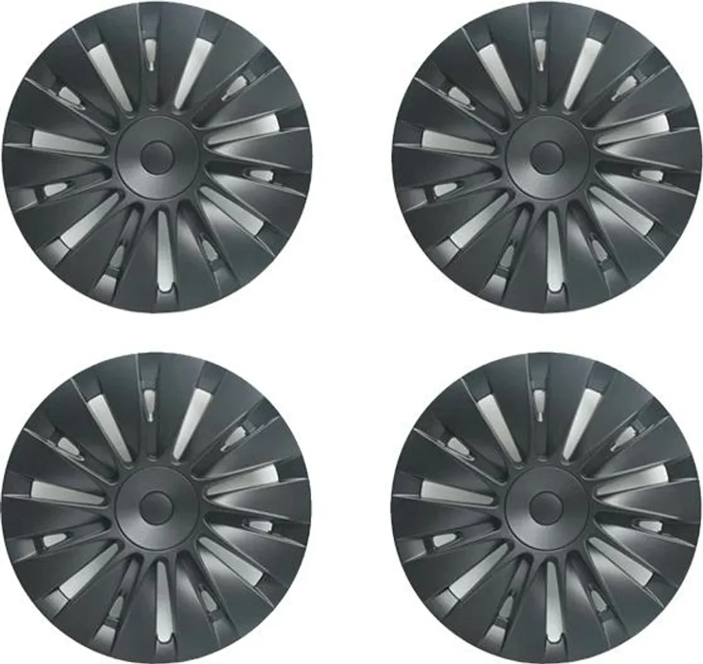 Enjoliveurs de roue de 19 pouces pour Tesla Model Y couleur noir mat