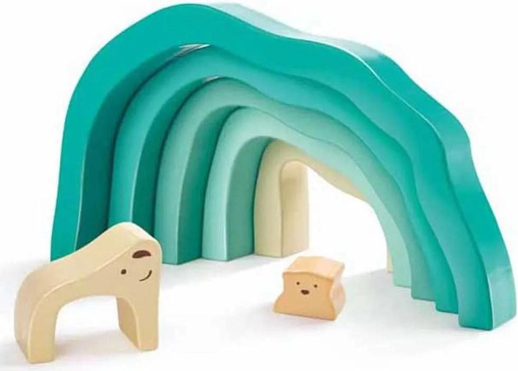 Hape Stapelblcke - Eisbr Lernspielzeug fr Kinder