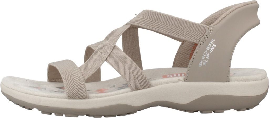 Skechers Slip-Ins: Reggae Slim  Sandalen Plat - Taupe - Image du produit 