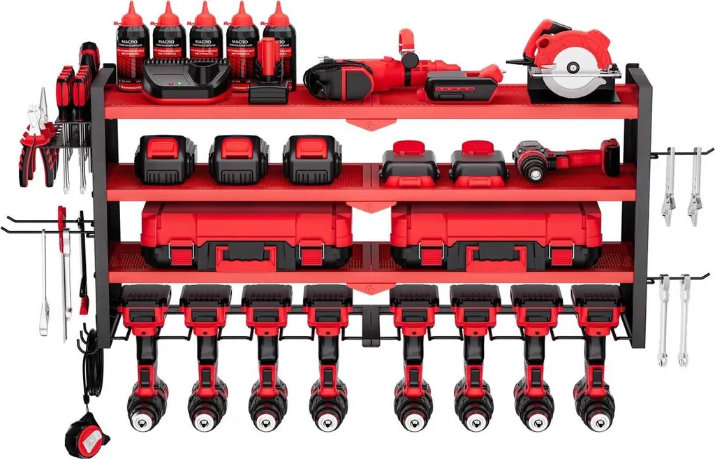 Support pour Outils Électriques Idéal pour Ranger son Atelier Propre - 10