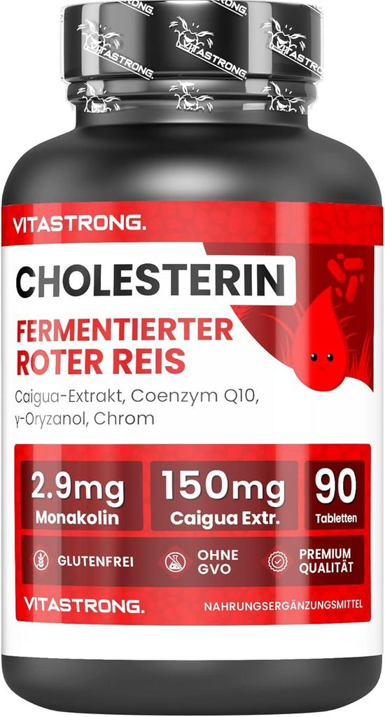 Cholesterin-Stoffwechsel Ergänzung – Fermentierter Roter Produktbild 